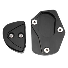 Motorcycle Side Stand Doot Kickstand Auxiliary Foot Pedal Support Plate for SYM ADXTG400 ADXTG 400 2024 2025 Black