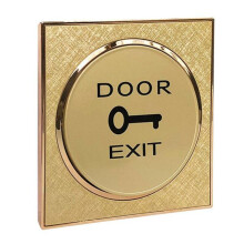 10 St Golden Door Exit Button Dörröppnare för Åtkomstkontrollsystem