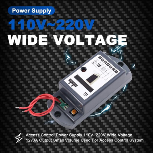 Access Control Power Supply 110V-220V Wide Voltage 12v3A Output Small Volume Used for Access Control System 2