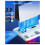 For PS5/Slim/Pro Cooling Stand with LED Controller Charging Station, 3-Gear Cooling Fan for  5 Console White 2