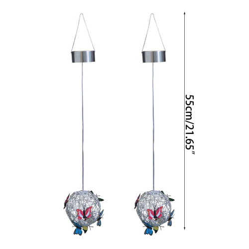 Solar Butterfly Ball Light Decoratieve Ophangbare Home-1 2