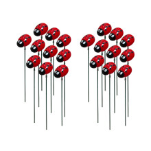 20 Stück Gartenstecker Dekoration Hof Kunst Indoor Outdoor Rasen