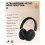 CAANKEI Active Noise Cancellation  Headphone over Ear Wireless Headphone with Memory Foam Earmuff Foldable Headset Black 6