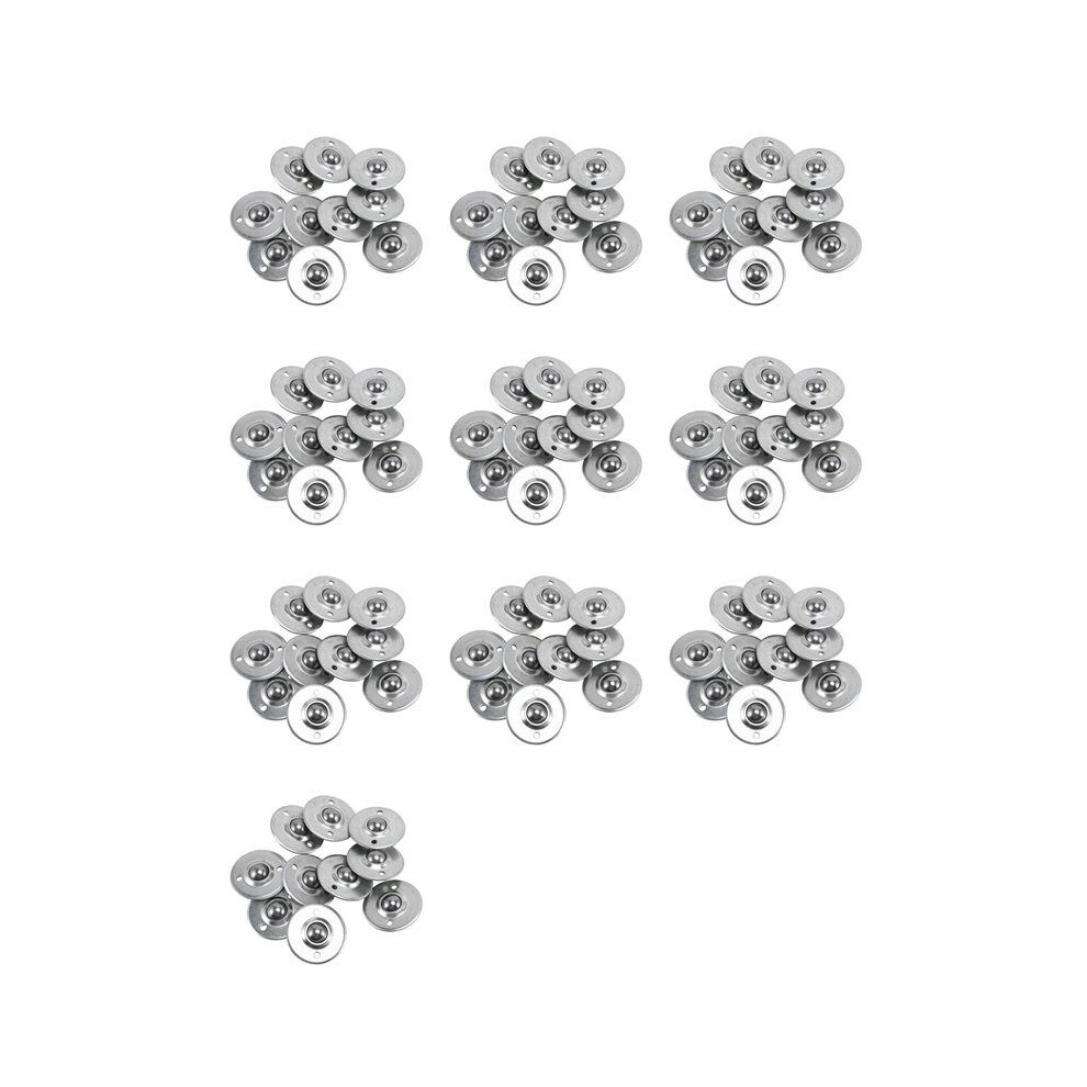 100Pcs Cy-16B 5/8-Inch Bearing Steel Roller Flange Conveyor Transfer Unit 4713004741331