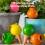 4Pcs Small Wine Bottle Automatic Plant Dripper-four color set 5