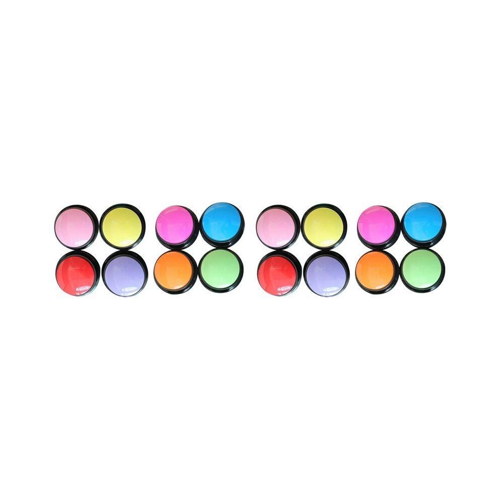 16Pcs Squeeze Sound Box Music Box Recordable Voice Sound Button Party Supplies Communication Button Buzzer Sounding Box 4713815959314
