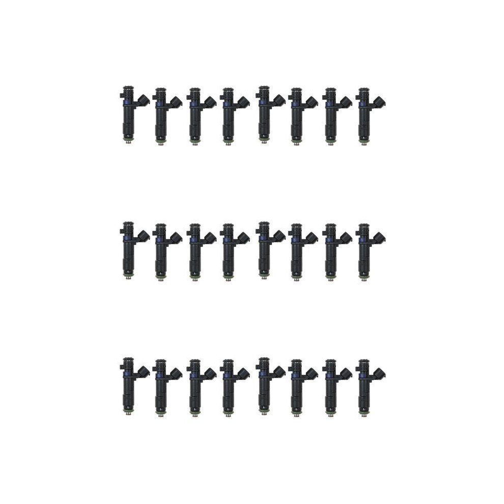 24Pcs 1984F8 Fuel Nozzle For 307/407/508/408/308/807/3008 For C4 / C5 / C6 / C8 9660275780 Black 6034105835810