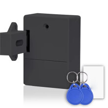 Sensor Invisible Lock RFID Key Card Drawer Lock Hidden Punch-Free Digital Locks DIY for Cabinet Wardrobe B