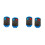 4Pcs Gate Remote Control Garage Remote Control 2 Buttons 433MHZ for CENTURION Garage Door Receiver 1