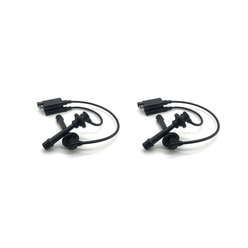 2X 33420-90J00 Ignition Coil For Df90hp 100Hp 115Hp 140Hp Outboard 4-Stroke 2001-2019 33410-90J00 Black 4711493941041