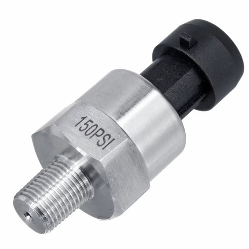 2X Dc5V 1/8Npt Tryckgivare Transmitter Sensor Rostfritt Stål Olja Luft Vatten Bränsle Transmitter 2