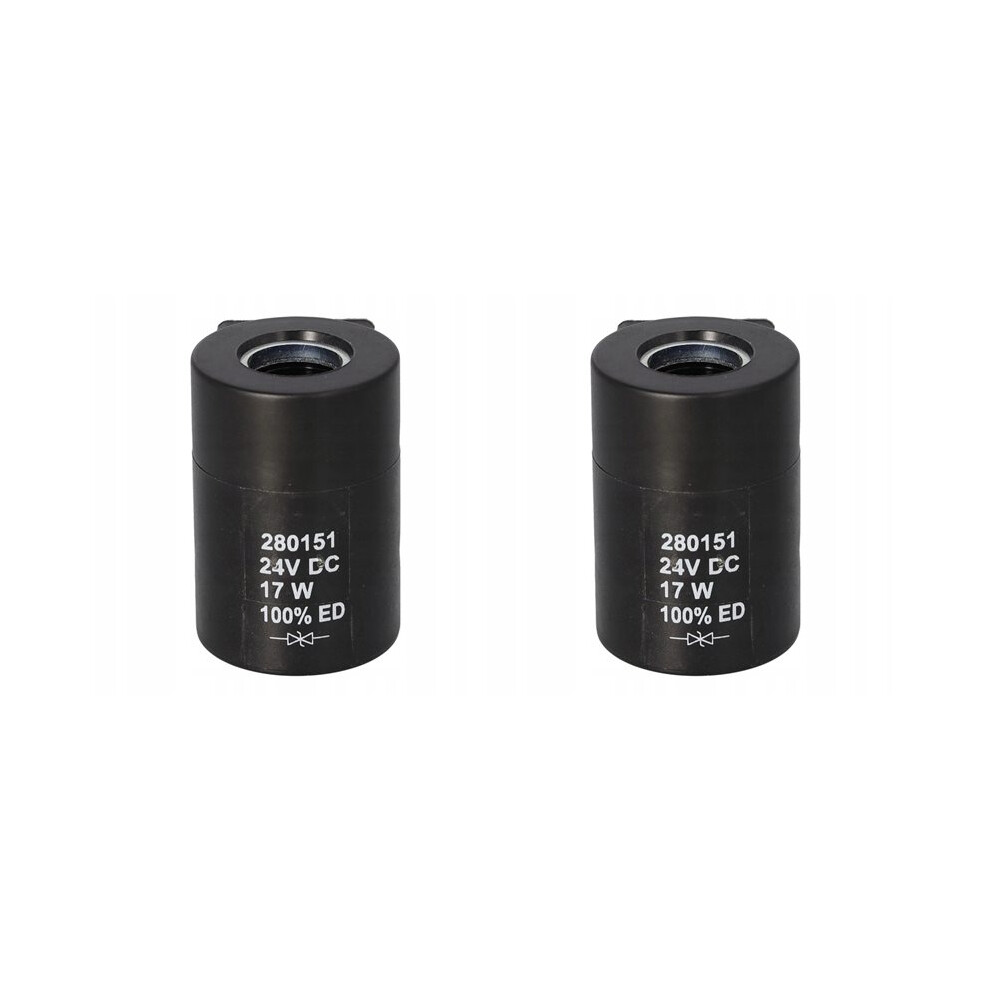 2X 24V 17W Hydraulic Solenoid Valve Coil 280151 For Eaton Vickers Mcd-9105 Manifold Systems 4712028932800