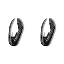 2X Carbon Fiber Car Gear Shift Knob Cover Panel Decorative Interior for  M2 G87 M3 G80 M4 G82 G83 2021-2025 LHD