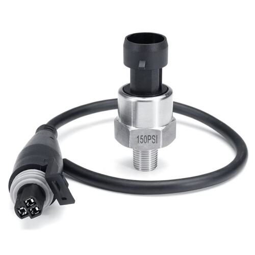 2X Dc5V 1/8Npt Tryckgivare Transmitter Sensor Rostfritt Stål Olja Luft Vatten Bränsle Transmitter 1