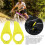Bike Handlebar Secondary Rest with Lock Ring, Yellow, 66mm 10