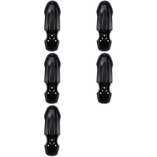 5X Roda Dianteira de Plástico para Protetor de para-Lama para CRF50 Dirt Pit Bike (Preto)