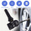 2X Bildäck TPMS-Sensor Programmerbar Däcktryckssensor 315MHZ+433MHz 2 i 1 för Autel Tool TS408 TS508 ITS600 MX-Sensor 10