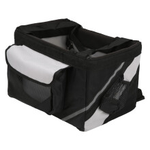 Pet Carrier Bicycle Basket Bag Detachable Front Bike Carrier Basket Bag For Small To Medium Dogs