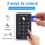2X 125KHz RFID Access Control Keypad EM Card Reader Door Access Control System Door Lock Opener Keyboard System 3