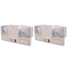 2X Car Interior Roof Light Reading Lights Assembly Front Reading Lamp Ceiling Light for  3 BL 2010 2011 2012 2013