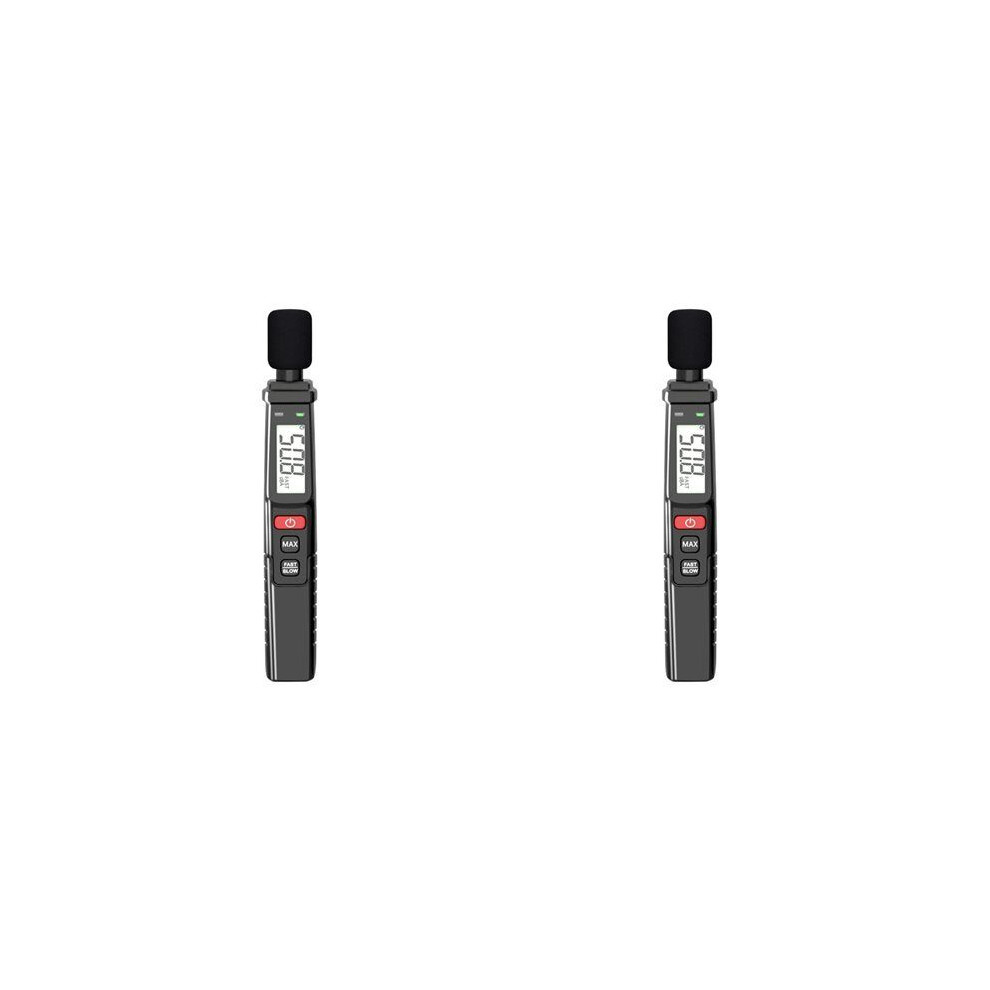 2X Digital Noise Meter Sound Level Meter Db Meter A-Weighted 30-130Db Audio Measuring Instrument Decibel Monitor 4713919511944