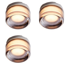 3X Led Wall Lamps for Bedside Indoor Outdoor Led Round Sconce Light Fixtures Background Luminaire Acrylic Light,A