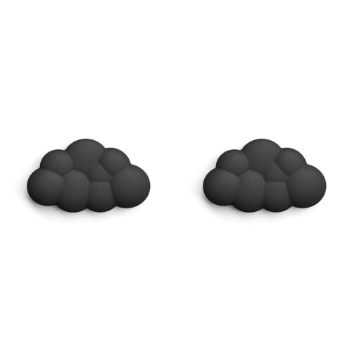 2X Cloud Keyboard Wrist Rest Soft Leather Memory Foam Wrist Support Cushion, E Short