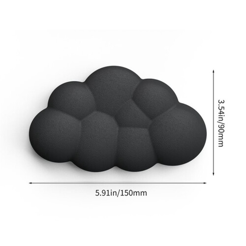 2X Cloud Keyboard Wrist Rest Soft Leather Memory Foam Wrist Support Cushion, E Short 2