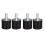 8Pcs M8 Thread with Studs 40mm X 30mm Cylindrical  Rubber Mounts, Vibration Isolators Steering Damper 4