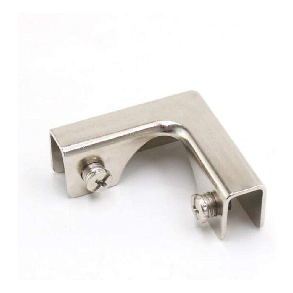 Glass Clamp Nodrill Fixing Bracket For 69Mm Shelves With Stable Antislip Grip 9347817363548