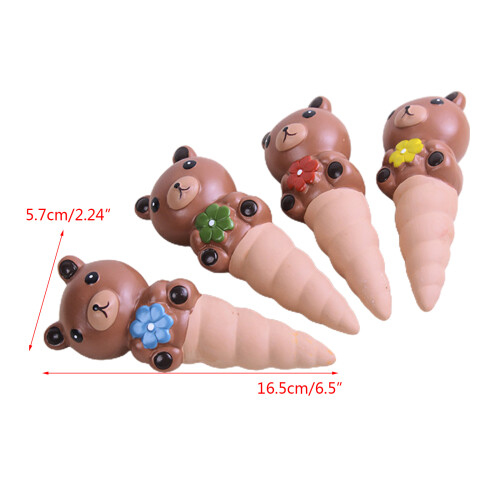 4Pcs Cartoon Bear Automatic Plant Dripper Bedroom Dormitory 1
