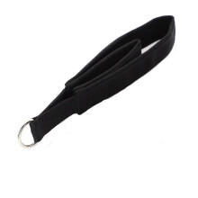 Yoga Strap Elastic For Yoga And Pilates, Pilates Stretch Band, Resistance Band, Dance Flexibility Training, Black 1pc