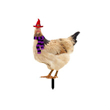Garden Decor Yard Stake Animal Sign Chicken Decoration-TYU210B