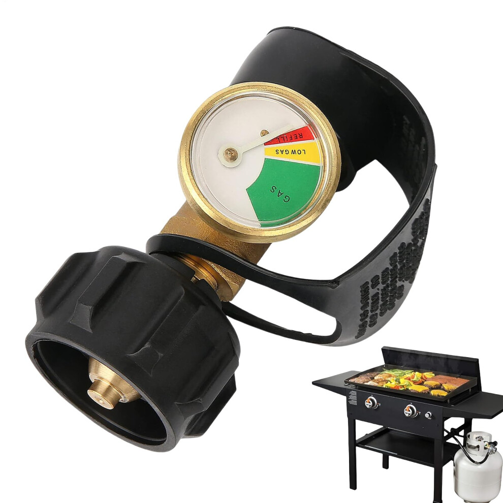 Level Indicator Propane Tank Gauge Brass Level Indicator Regulator Leak Detector Pressure Gauge Propane Meter For Tank 9426802731491