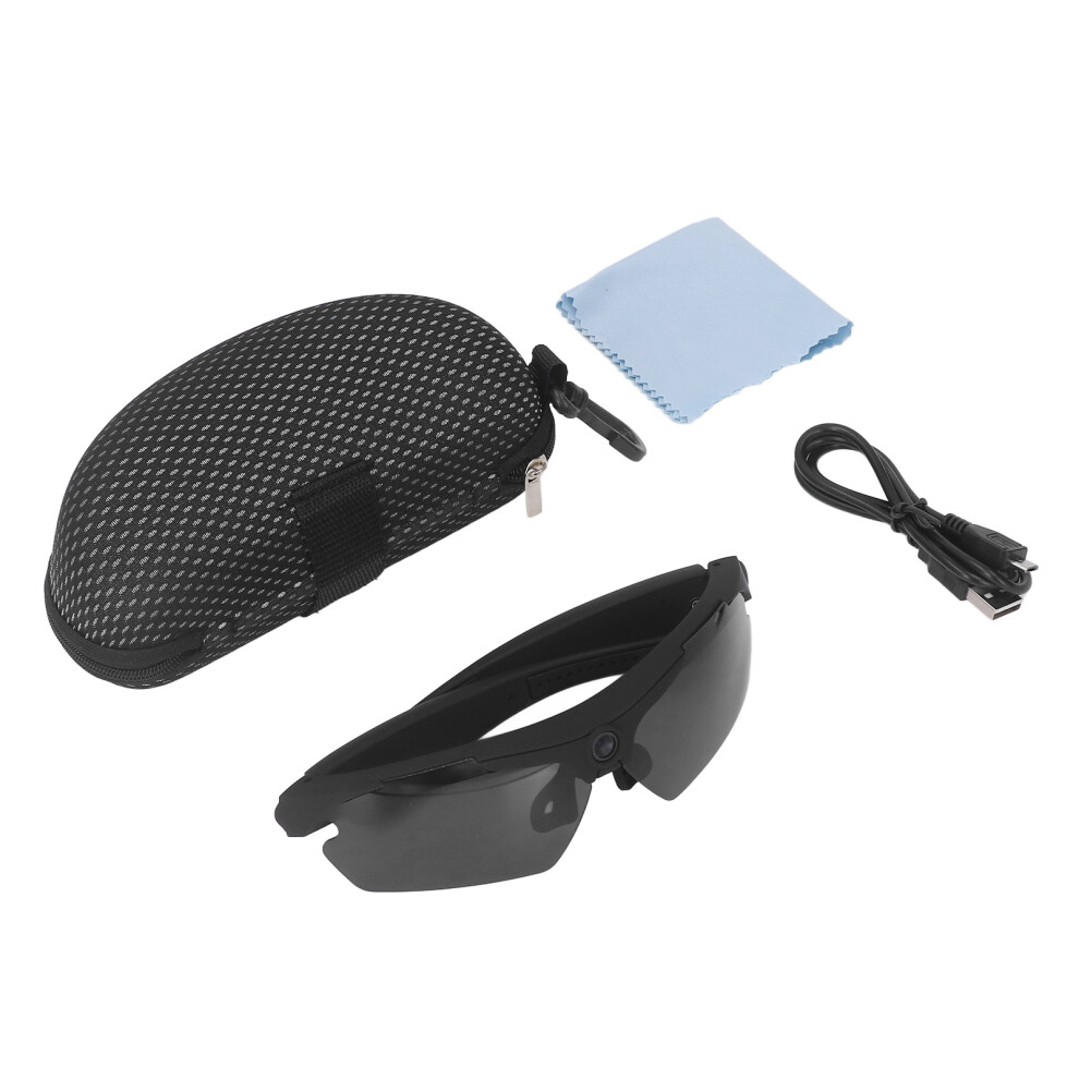 256G Memory 1080P Hd Camera Glasses For Cycling And Hiking Black 9311374526289
