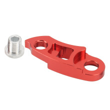 Red Bicycle Rear Derailleur Hanger Extender Aluminum Alloy Bike Frame Gear Hook