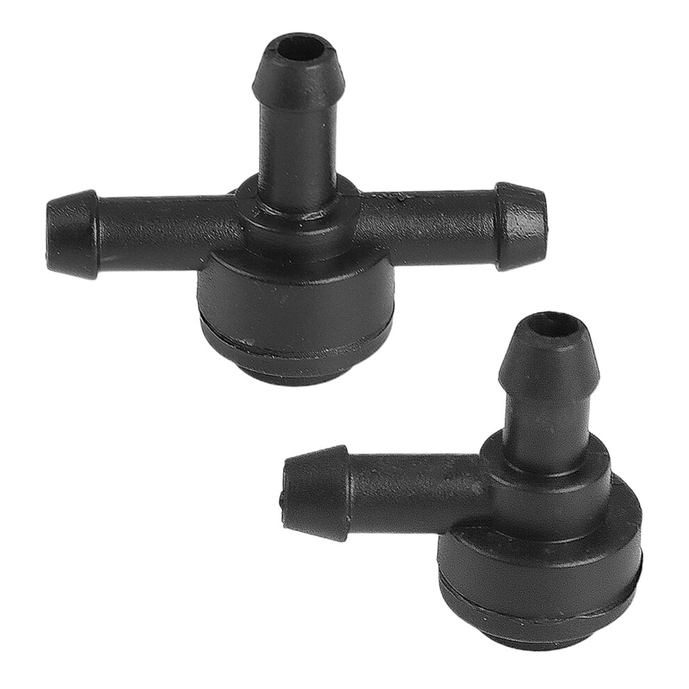 Car Windshield Windscreen Washer Jets For Volvo Xc90 Xc60 Xc70 S80 S60 S40 C70 C30 V50 V70 2 Pcs Abs 3 Way T Connectors 9426802731613