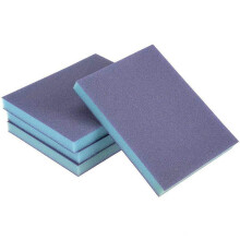 Sanding Sponge 4Piece Wet and Dry Abrasive Sponge Block Pad Sandpaper 120 Grit for Wood Metal Plastic
