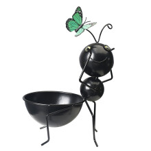 Wrought Iron Ant Flower Pot Succulents Plant Container-Type D