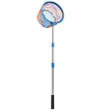 Kids Fishing Net with Telescopic Adjustable Handle and Durable Mesh for Outdoor Bug and Butterfly Catching