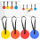 Football Target Plate Set 4 Adjustable Discs for Accurate Marking During Training 4