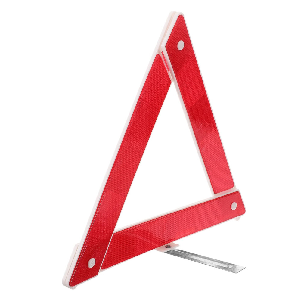 Visibility Reflective Sign For Car Emergency Triangle Reflective Reflector Post Sturdy Construction 9347817260809