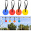 Football Target Plate Set 4 Adjustable Discs for Accurate Marking During Training 3
