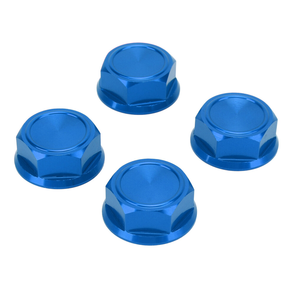 4Pcs Aluminium Alloy Hex Wheel Nut Lock Adapter For 24Mm Rc Vehicles Blue 6921374527365