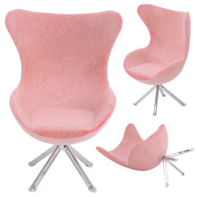 1:12 Puppenhaus Mini Pinker Stuhl & Samtsofa Möbel Miniaturdekoration