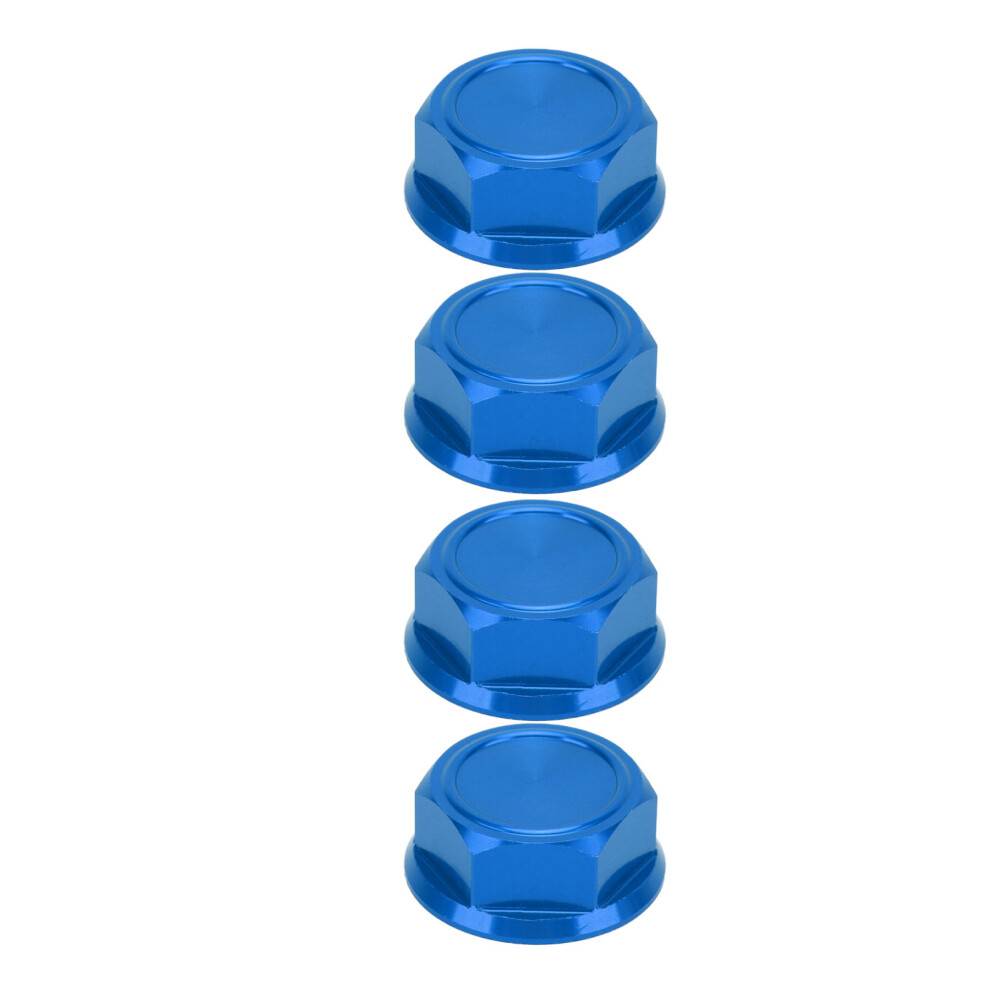 4Pcs Blue Aluminium Alloy Hex Wheel Nuts For 24Mm Rc Colligator 7901382786366