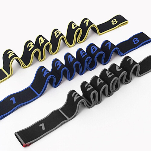 Stretching Strap 8Loop Leg Stretch Band For Flexibility Improvement, Yoga Strap, Exercise Belt 1