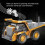 1:24 Scale 9CH RC Construction Dump Truck Strong Anti-Interference 9