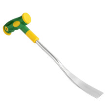 Weeding Tool with Ergonomic Wooden Handle, Stainless Steel Hand Weeder for Lawn, Garden and Flower Beds
