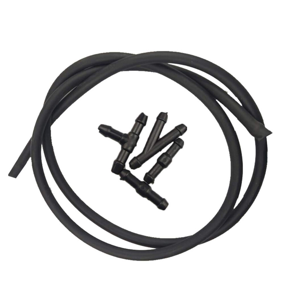 Windshield Washer Hose Kit Universal 5Piece With Nozzle And Connector Compatible With Most Vehicles 9189345445705